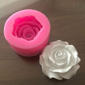 Çiçek Çiçek Çiçek Gül Şekiş Silikon Fondan Sabun 3D Kek Küf Kalıp Jöle Şeker Çikolata Dekorasyon Pişirme Aracı Kalıpları 220815