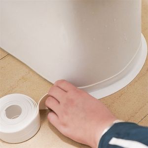 PVC Waterproof Wall Sticker Self Adhesive Sink Stove Crack Strip Kitchen Bathroom Bathtub Corner Sealant Tape Waterproof 220727