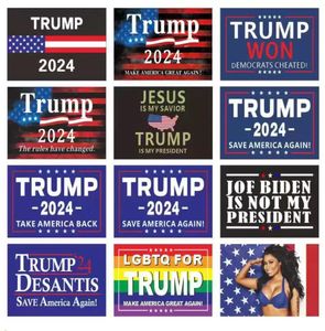 Флаг Trump MAGA 3X5 футов 50 шт. Избирательный баннер 2024 года. Спасите Америку снова Флаги 19 стилей 2024 ВЕРНИ АМЕРИКУ НАЗАД Двойной пистолет с черным дном GC1007