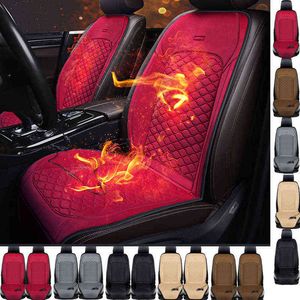 12v/24v Electric Heated Car Seat Cushions For Winter Heating Pads Keep Warm Covers Quality Guarantee E1 X35 H220428