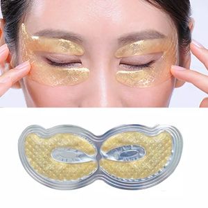 Кристаллические коллагеновые увлажняющие глазные маски для глазных пятен.