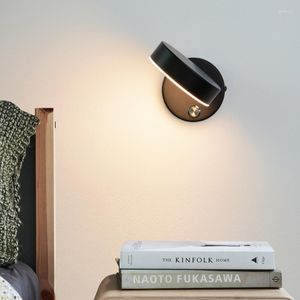 Настенная лампа Lampada Light Project Led светодиодные лампы нет переключателя/с переключателем/затемнение для домашней кровать для спальни декор искусства Sconwall