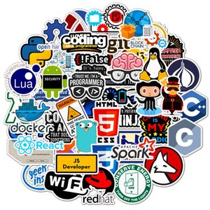 50 шт. Java Programmer Stickers для учителей Ученики Ската аксессуары для скейтборда бутылки с водой ноутбук.