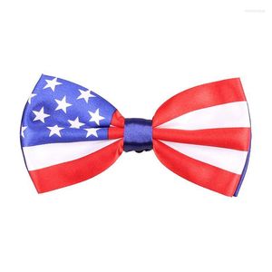 Бабочка модная галстук американский/флаг США Великобритания/Великобритания печать мужской женский унисекс вечеринка паб паб выпускной костюм