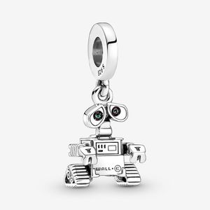 100% 925 STERLING Gümüş Pixar Wall-e Sehşete Takılar Orijinal Avrupa Cazibesi Bilezik Moda Kadınlar Düğün Nişan Mücevher Aksesuarları