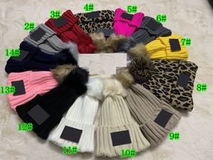 5pcs kış sonbahar unisex şapkalar kadınlar için erkekler moda beanies kafataları chapeu kapaklar sıcak şapka tutun gündelik spor 45colors kırmızı beyaz gerçek deri ampul