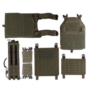 Lightweight Laser Cut Nylon Quick Release LAVC ASSAULT Plate Carrier Vest MOLLE Body Armor Tactical Task Hunting Airsoft Duty Gear