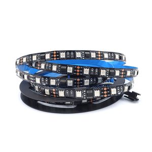 IC2811 LED şerit ışıkları programlanabilir ve adreslenebilir, 5050 Dijital RGB LED Işık, 72LE/M IP67 Tüp Su Geçirmez Rüya Sihirli Renk 12V 30LE/M BEYAZ PCB