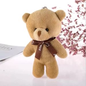 Peluş Kolye Siyam Teddy Bear Papyon Ayı Çanta Aksesuarları Aksesuarları Küçük Hediye Bebek Qixi Festivali Sevgililer Günü