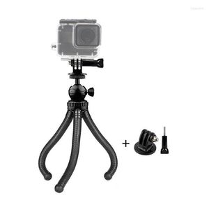 Taşınabilir Tripod Esnek Ahtapot Seyahat Mini Cep Telefon Braketi Monopod Selfoe Stick Kamera DSLR Tripods Loga22