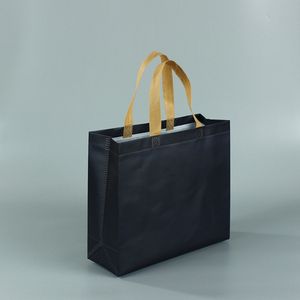 Yeniden kullanılabilir hediye çantaları katlanabilir alışveriş çantası büyük unisex kumaş dokuma olmayan tote kumaş kese