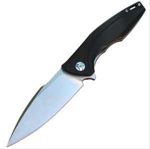 Flipper cep katlanır bıçak d2 taş yıkama bıçağı siyah g10 sapı taşıyan EDC Knive