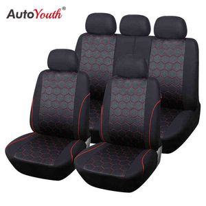 AUTOYOUTH Soccer Ball Style Car Seat Covers Set Universal Fit Most Interior Accessories For peugeot 307 golf 4 mercedes toyota H220428