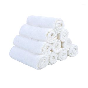 Бамбуковое волокно белый цвет стиральный полотенце детское кормление лица полотенца младенца стирают ткань рождений платок ванна