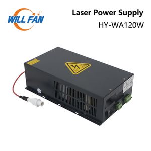 Will Fan HY-WA120 120W Co2 Laser Power Supply Source With LED For 100-120W Co2 Laser Tube And Cutting Engraving Machine