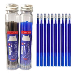 Gel Pens 20pcs/barrel 11cm Erasable Pen Refills 0.5mm Push Type Replaceable Refill Core Large Capacity Ink Office School Writing Tool