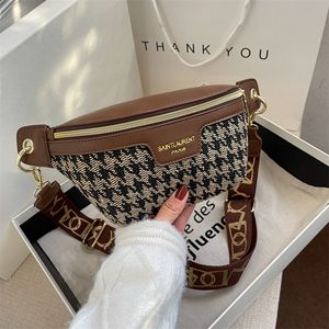 Lüks Fanny Paketi Kadın Çantalar Ve Çantalar Tasarımcı Crossbody Kemer Çantası Bel Paketleri Kore Moda Bum Göğüs Çantası cüzdan
