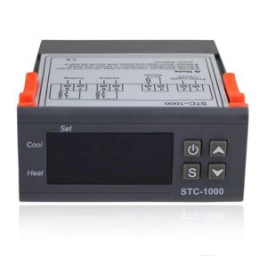 Evrensel -50-99 derece STC-1000 Dijital LCD Sıcaklık Aletleri Termostat Regülatörü Denetleyici Termostat W / Sensör AC 110 V 220 V 24 V 12 V 50