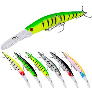 Yüksek kaliteli K1633 15.5cm 14.5g Balıkçılık Yem Minnow Lures Krank Yem Balıkçılık Tackle Bas Alabalık Tuzlu Su/Tatlı Su 200pcs/Lot için