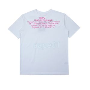 Мужские новые модные футболки дизайнер розовые буквы печать футболки высококачественные женские повседневные распутные футболки азиатская размер S-xl