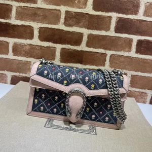 Moda çantaları klasik lüks zaman çiçek cüzdan retro airik kadınlar deri el çantası tasarımcısı omuz çantası geri yükleme antik yolları 400249 boyut 28*18*9