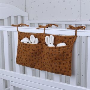 1pc Portable Baby Crib Storage Bag Multifunctional born Bed Headboard Organizer For Kids Baby Bedding Diaper Bag 220531