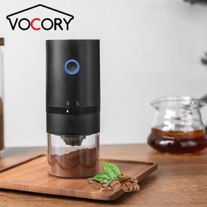 Mills Upgrade Portable Electric Coffee Grinder TYPEC USB Charge Profession Ceramic Grinding Core Beans VOCORY 230329
