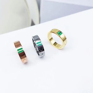 Kadın Tasarımcı Altın Yüzük Lüks Takı Erkekler Moda Marka Vintage Ring Klasik Mektup Düz Yüzük Düğün Hediyesi Yüzükler Bague Aksesuarları