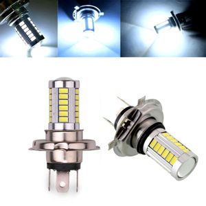 2шт автомобиль светодиодная лампа H4 H7 5630 33smd 12V белый противотуманный свет Super яркий автоматический светодиодный передний противотуманный противотуманный светильник высокой мощности вождения лампочки