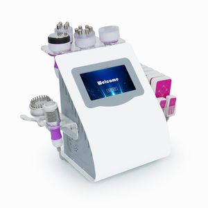 Neu 6 in 1 Ultraschallkavitation 40K Vakuumschleife Funkfrequenz Lipo -Lasermaschine für Spa 2.0 HF -Körperschleiftgerät