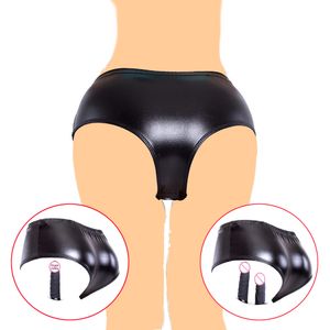 Сексуальные игрушки для женщин мастурбационные брюки ремень на кожаный фаллоимитатор Castity Castity