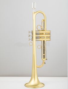 BB trompete de bronze fotos reais instrumentos de trompete profissional com estojo