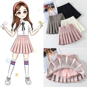 Summer girls' cotton skirt children's pleated dance short skirts spring autumn baby girls foreign summer P5169 220326