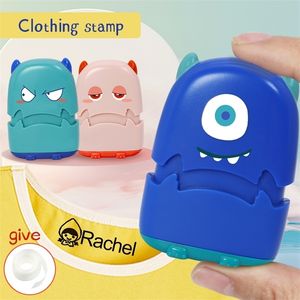 Baby Name Stamp Custommade DIY Gift for Children Seal Student Clothes Chapter Not Easy to Fade Security Cute Toy 220712