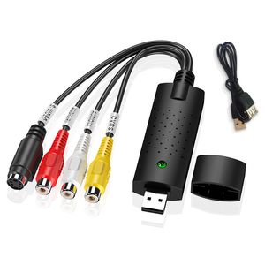 Tablet PC Cables VHS to Digital Converter USB 2.0 Video Audio Capture Card Box VCR TV to Digital-Converter Support Win 7 8 10