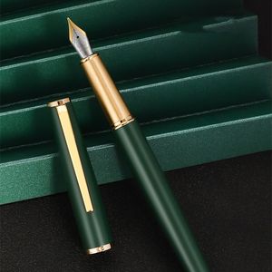 Jinhao 95 серия серии Fountain Pen Retro Design Metal Material Элегантный клип Fine Nib Письменная офисная школа Signature A6267 220812