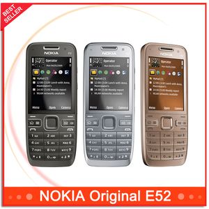 Отремонтированные мобильные телефоны Nokia E52 GSM WCDMA 2G 3G камера для пожилых студенческих мобильных телефонов