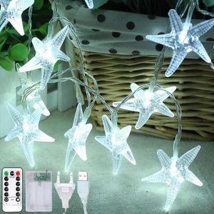 Dizeler denizyıldızı peri led ışıklar tel çelenk bahçe lambası zinciri Noel cadılar bayramı düğün doğum günü açık parti yatak odası ev dekorulu