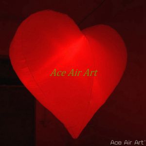 Фантастическое гигантское надувное красное сердце с воздуходувкой для Дня святого Валентина/свадебное украшение, сделанное Ace Air Art