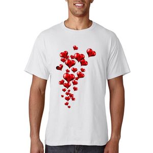 Erkek Tişörtler Kadınlar Baskı Aşk Sevgililer Günü Tatlı Trend Moda Karikatür Kısa Kollu Grafik T Top Yaz Gömlek Tshirts Kadın Tee T-Shirtmen '