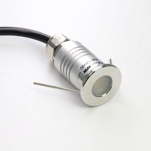 1 Вт мини -светодиодный подземный легкий IP67 Водонепроницаемая встроенная лампа 12 В.