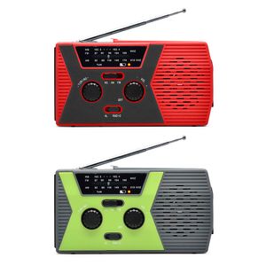 Portatile multifunzionale radio di emergenza solare mano noaa/am/fm lampada di allarme fascia oraria lettura strumento di sopravvivenza campeggio all'aperto