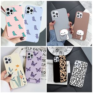 Xiaomi Mi için Yumuşak TPU Telefon Kılıfları 11 Lite 9C 9A 6A 8 A2 CC9E POCO F3 REDMI NOT 10S 10X 9 10 K40 Pro Cartoon Hayvan Kapağı Fundas