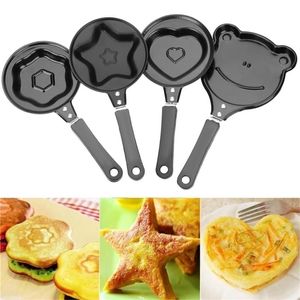 Mini Krep Makine Kahvaltı Pot Yumurta Kek Flip Omlet Kalıp Yapışmaz Kızartma Pan Pancak Make Ev Mutfak Araçları 220517