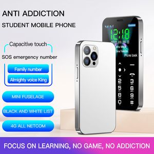 Soyes 3G Cep Telefonu D13 Akşam Yemeği Mini 4G Tam Ağ Cep Telefonu 1.8 inç Çift Sim Kart Çocuklar Ultra İnce Cep Telefonu 900mah Touch Anahtar Öğrenci Hediye