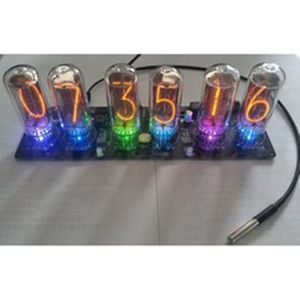 Entegre Devreler 6A Set Elektronik Saat IN-18 Glow Tüp Saati DIY Kiti Tüp Nixie Saat