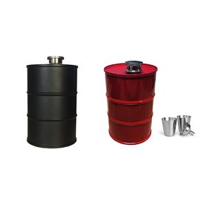 Arrivel 25oz Yaratıcı Su Şişesi Vodka Yağı Davulları Viski Flagon Taşınabilir Paslanmaz Steel304 Alkol Likör Hip Flask 220329