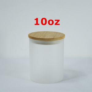 10 унций сублимация замороженная подсвечника с бамбуковой крышкой теплопередача.