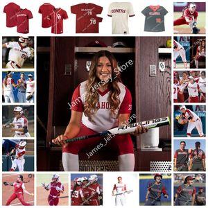 2022 NCAA Stitched Oklahoma Sooners softbol Beyzbol Forması OU 24 JAYDA COLEMAN 27 HANNAH COOR 33 ALYSSA BRITO 42 TURIYA COLEMAN 43 QUINCEE LILIO JOCCELYN ALO Formalar