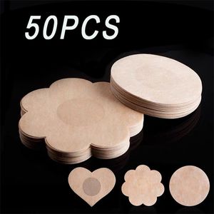 50pcs Women Invisible Stickers For Nipples Covers Invisible Nipples Shield Breast Intimates Accessories Woman Adhesive Sticker 220514